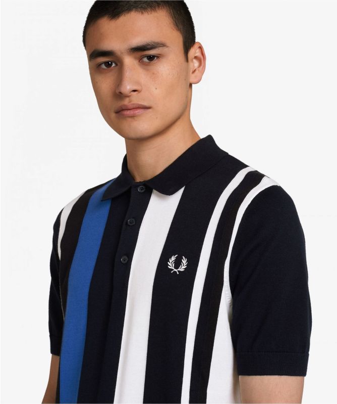 Fred Perry Bold Stripe Knitted Shirt K8527 608