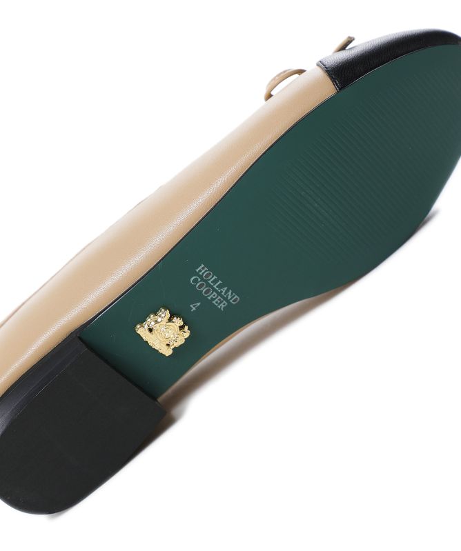 Holland Cooper Leather Ballet Shoes