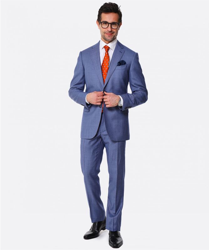 J. Blades Virgin Wool Birdseye Suit