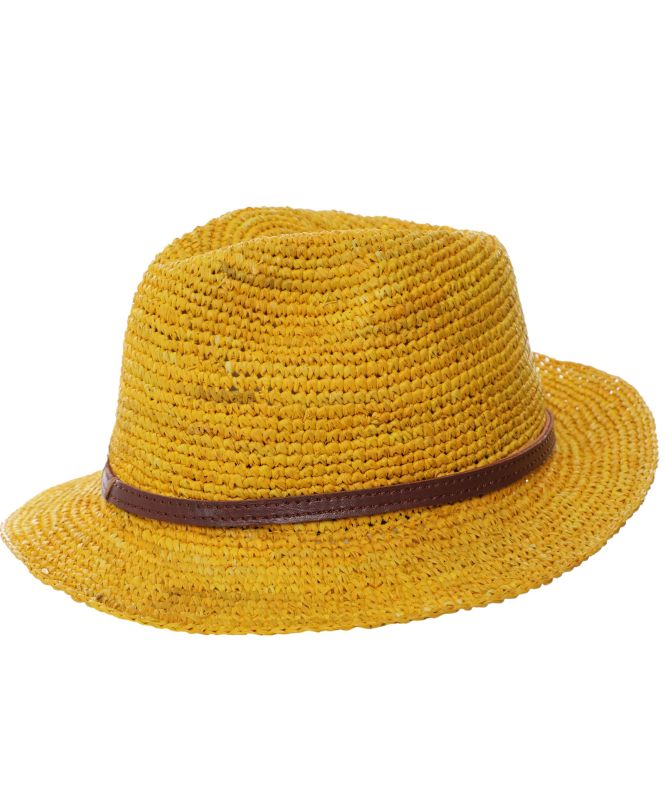 Naturellement Raffia Trilby Hat