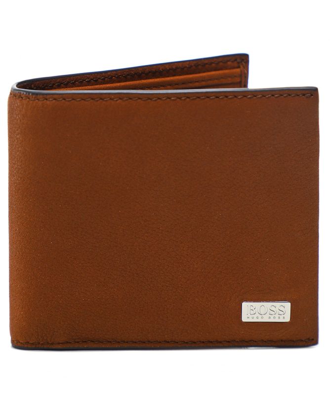 BOSS Leather Crosstown C_8 cc Wallet