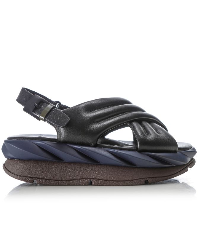 4CCCCEES Mellow Mana Black Sandals