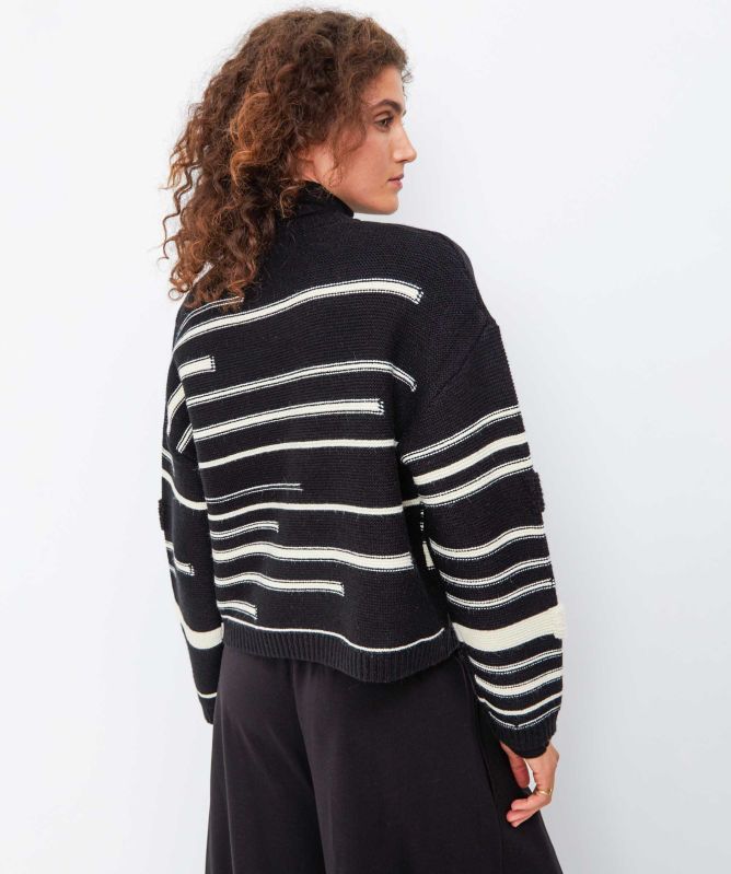 Thanny Stripe Patterned Jumper
