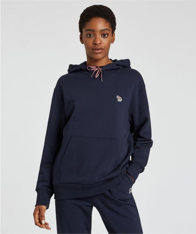 Paul Smith Organic Cotton Zebra Logo Hoodie