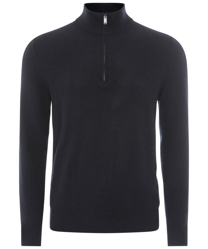 Profuomo Cashmere Half Zip Pullover