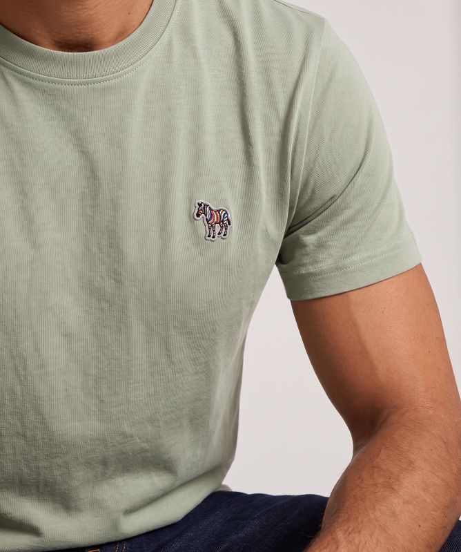 Paul Smith Organic Cotton Zebra Logo T-Shirt
