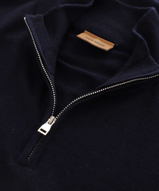 MOS MOSH MMGAdam Soft Zip Neck Knit Jumper