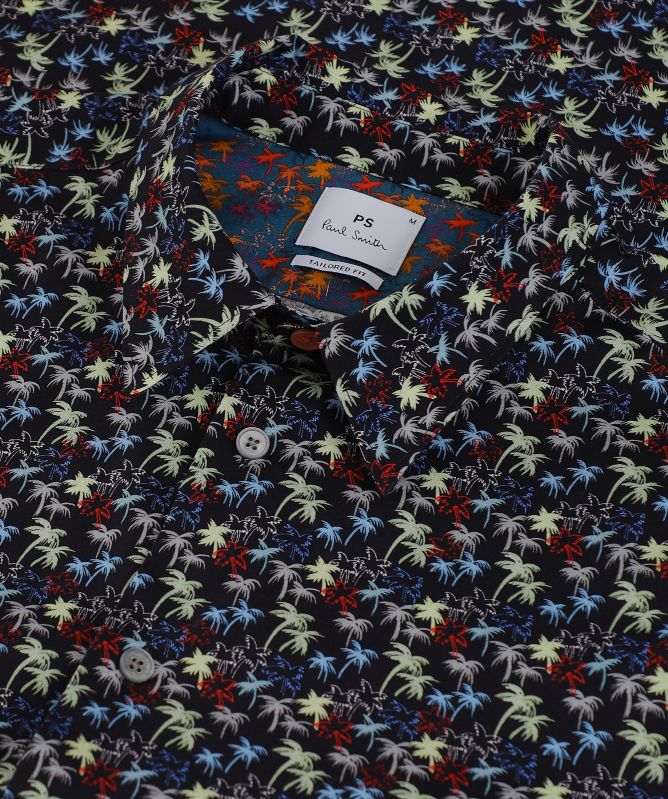 Paul Smith Tailored Fit Palm Print Shirt