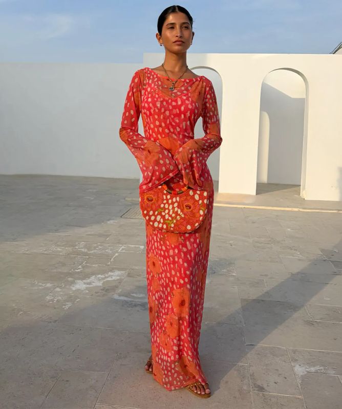Never Fully Dressed Fawn Poppy Aria Dress
