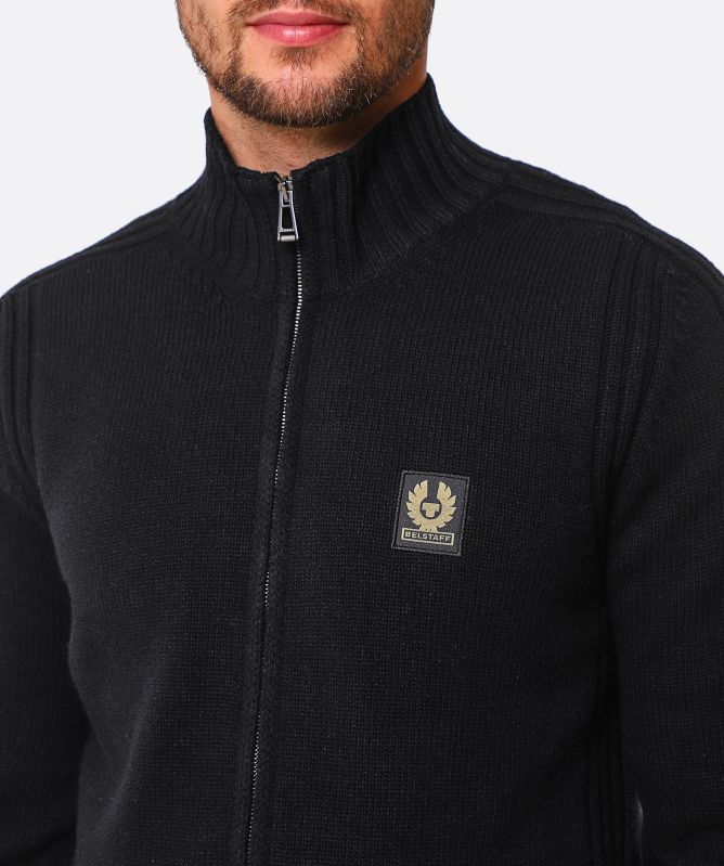 Belstaff Lambswool Watch Zip Cardigan