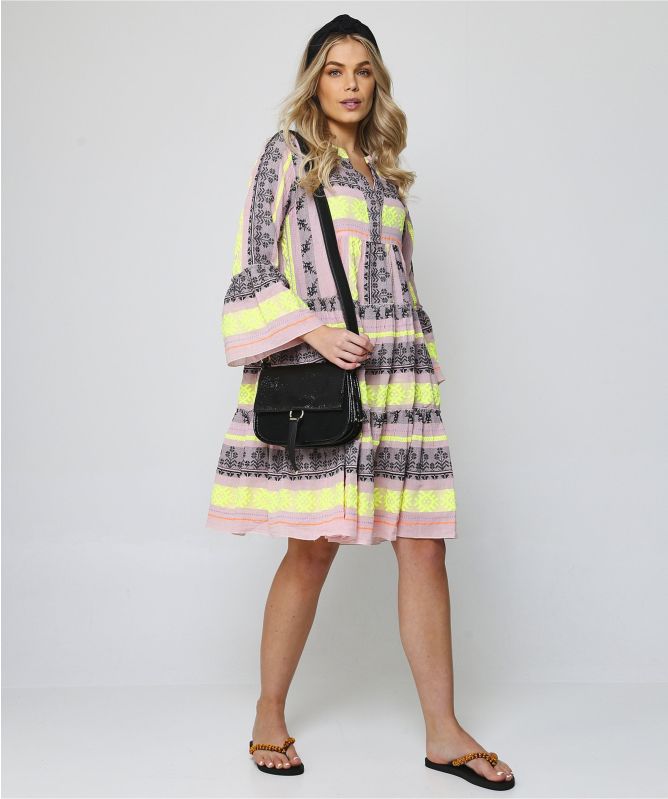 Devotion TWINS Ella Embroidered Midi Dress