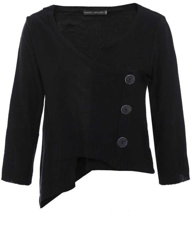Lurdes Bergada Recycled Asymmetric Button Cardigan