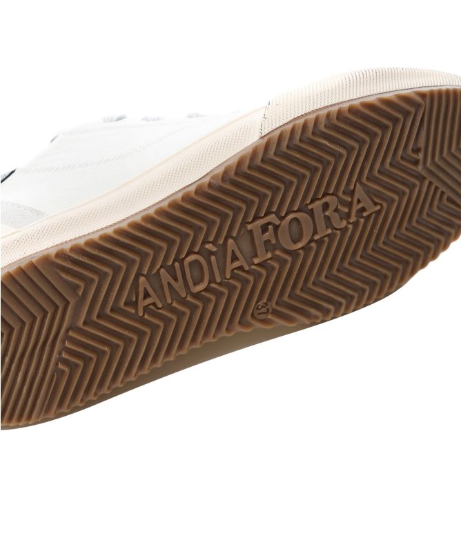Andia Fora Lace Up Leather Trainers