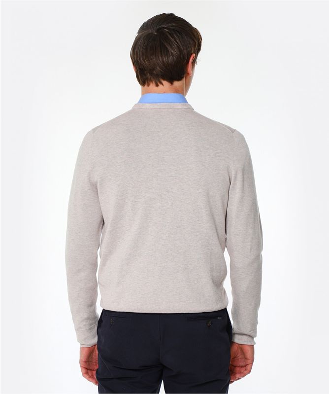 Hackett Cotton Silk Crew Neck Jumper