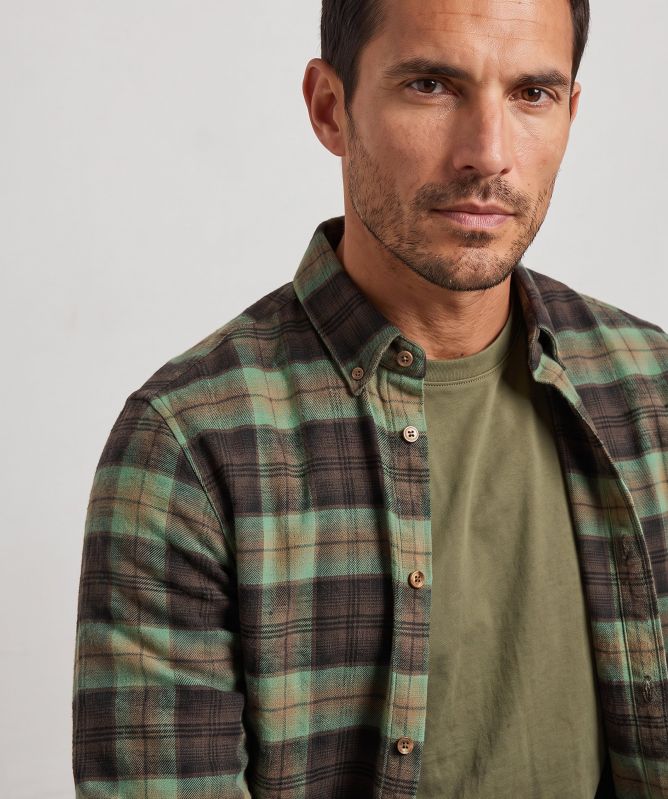 Paul Smith Button-Down Check Cotton Shirt