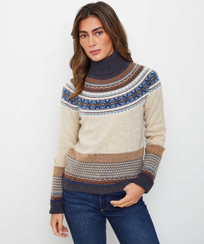 ERIBÉ Alpine Wool Roll Neck Sweater