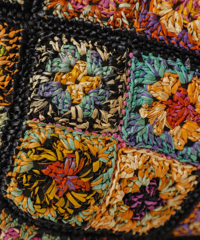 Rabarany Crochet Raffia Bag