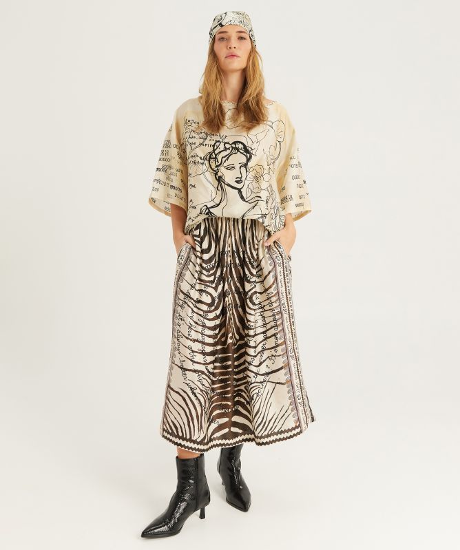 Me369 Vanessa Midi Skirt