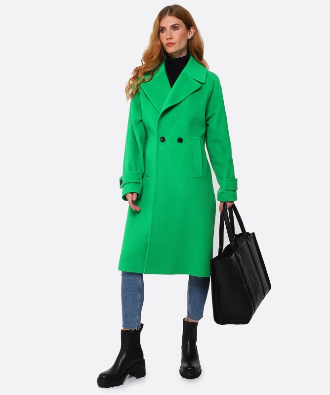 Creenstone Wool Cashmere Cocoon Coat Jules B