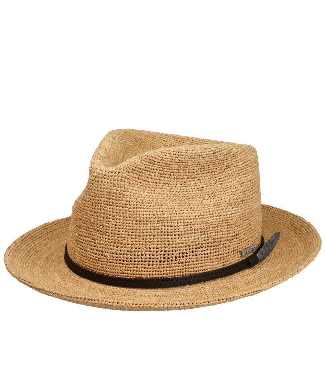 Stetson Raffia Crochet Fedora