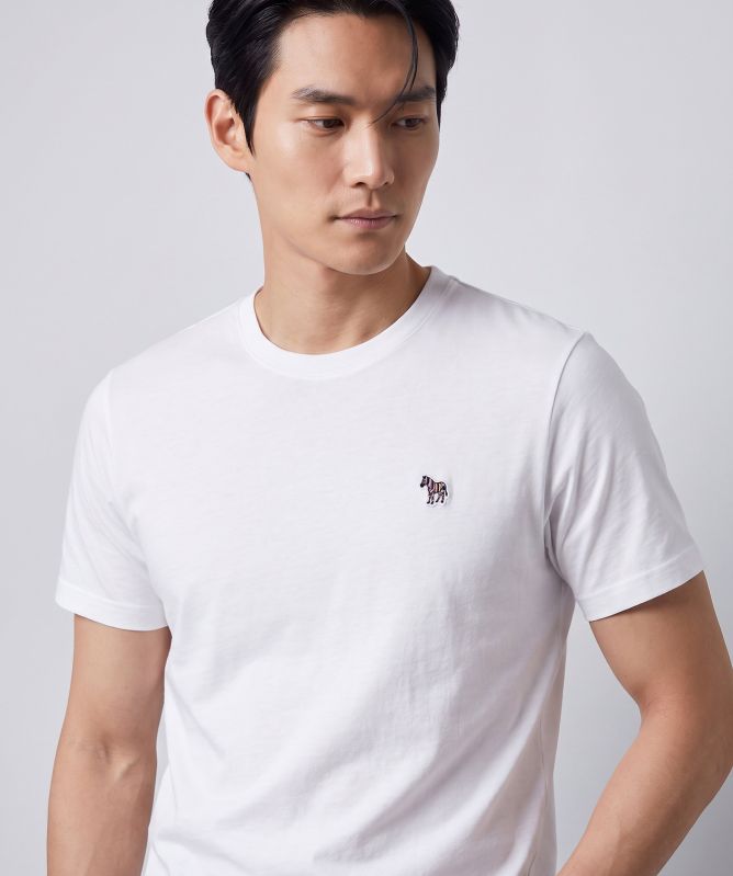 Paul Smith Cotton Zebra Logo T-Shirt