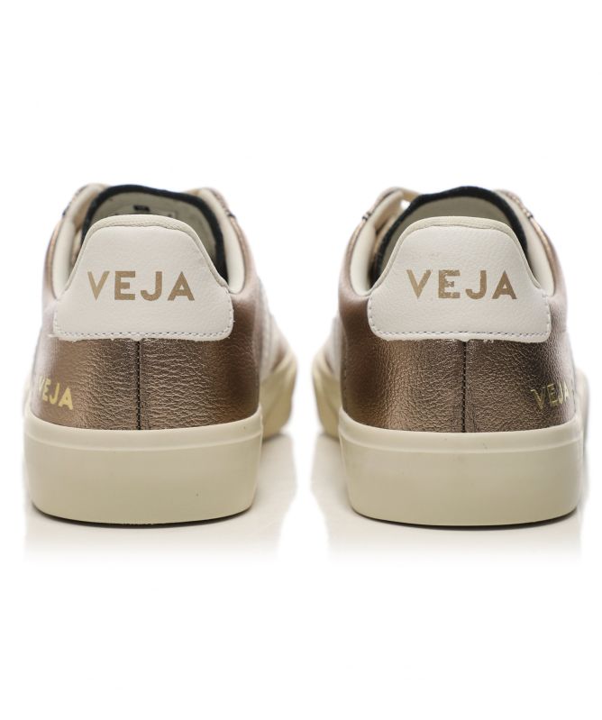 VEJA Womens ChromeFree Leather Campo Trainers