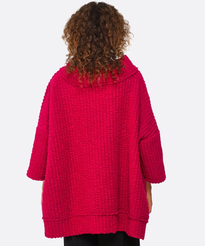 Thanny Oversized Textured Wool Blend Jumper