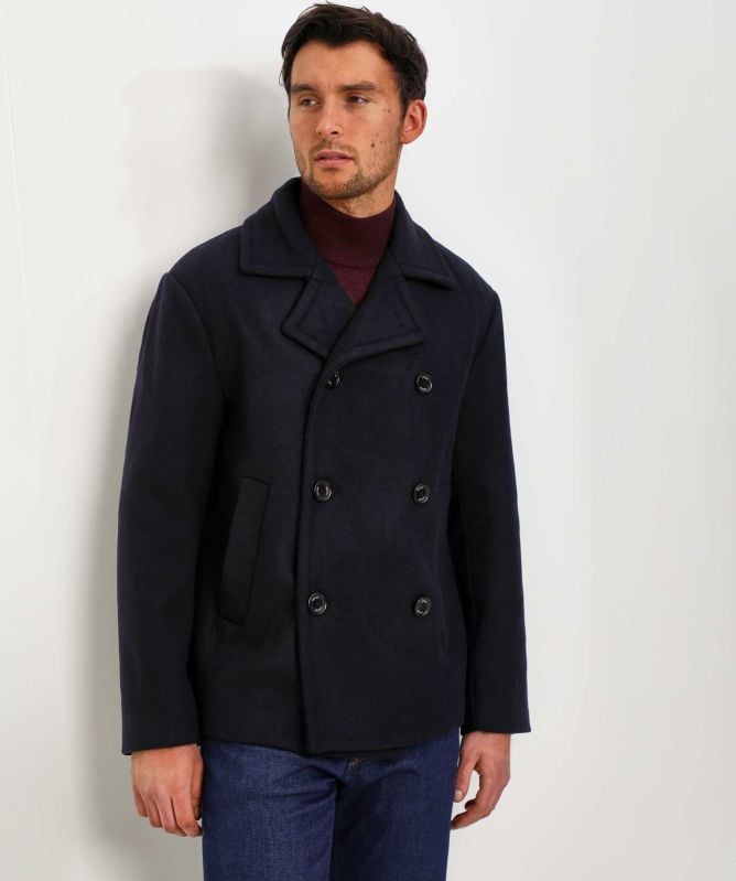 Replay Melton Wool Peacoat