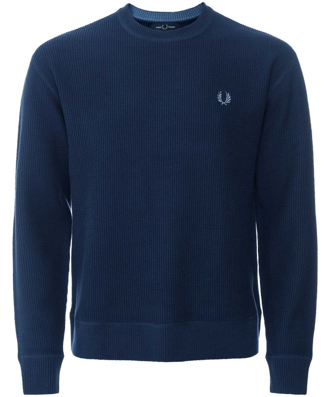 Fred Perry Textured Crew Jumper