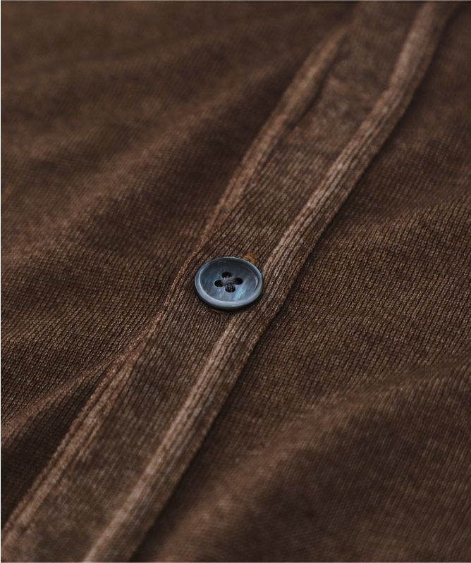 Thomas Maine Mercerised Wool Acid Wash Cardigan