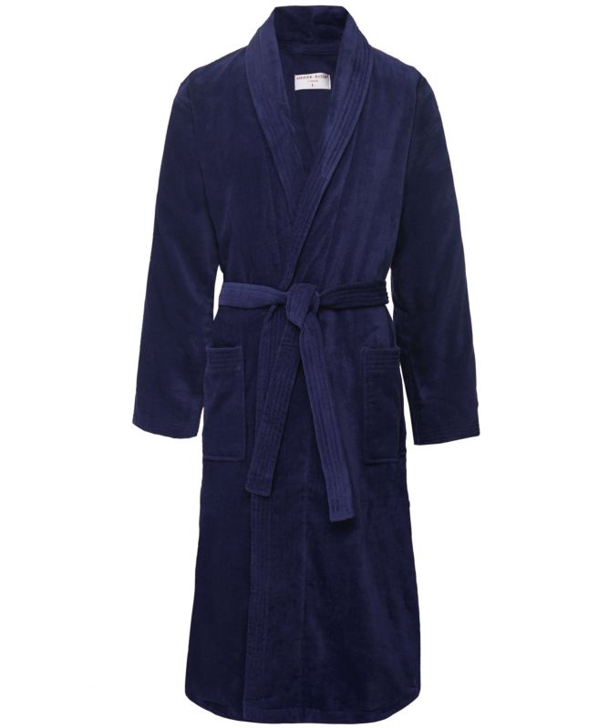 Derek Rose Velour Towelling Triton 10 Robe