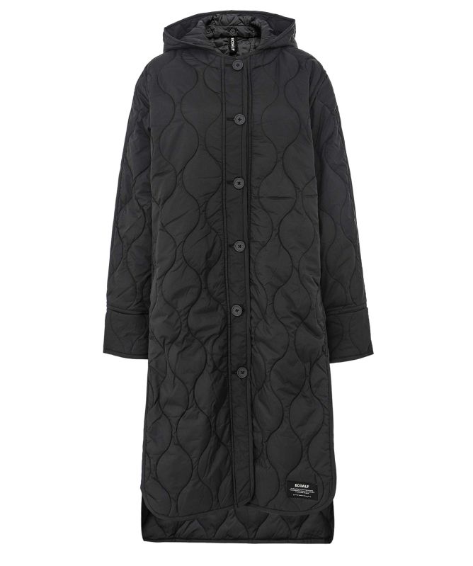 ECOALF Lezna Quilted Coat With Hood
