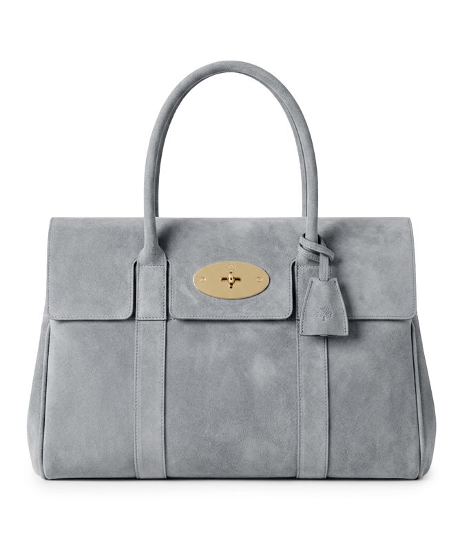 Mulberry Bayswater Suede Shoulder Bag