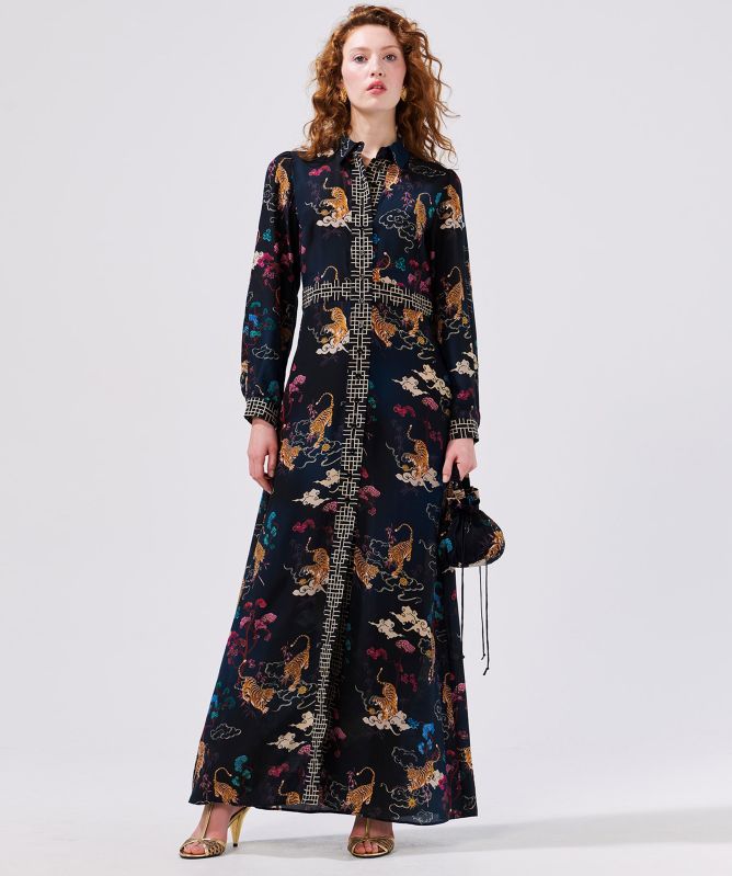 hayley menzies shirt dress Hayley Menzies Embroidered Shirt Dress