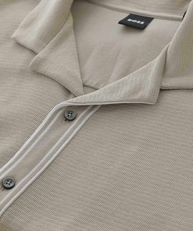 BOSS C-Pasini 47 Knitted Button Shirt