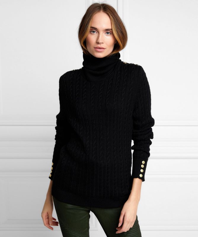 Holland Cooper Seattle Cable Knit Jumper