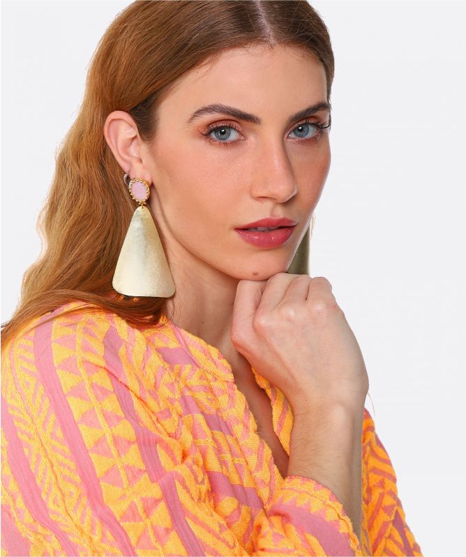 Uzurii Crystal Drop Earrings