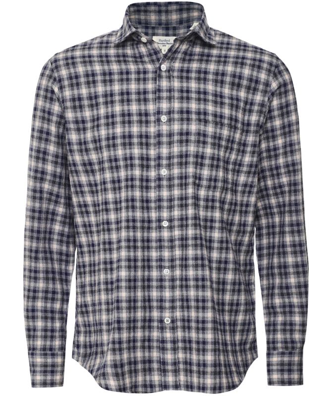 Hartford Flannel Check Paul Shirt