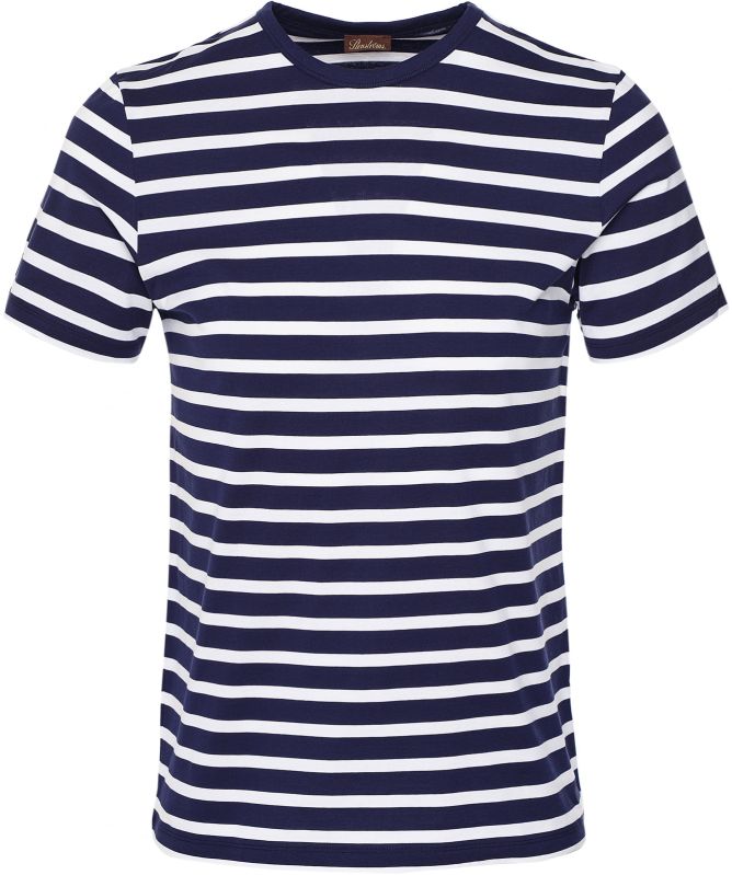 Stenstroms Crew Neck Striped T-Shirt