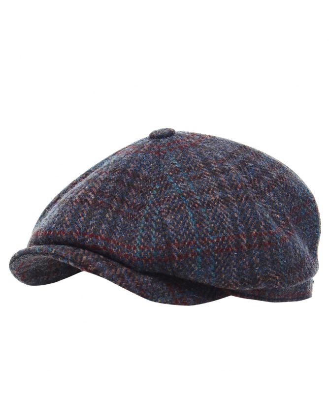 Stetson Harris Tweed Wool Hatteras Cap