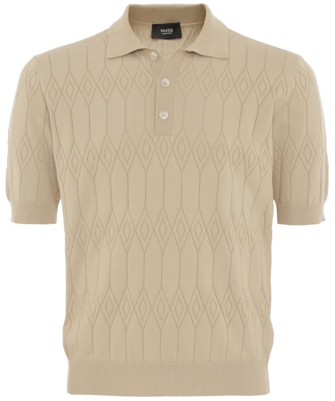 MASQ Jaquard Polo Knit