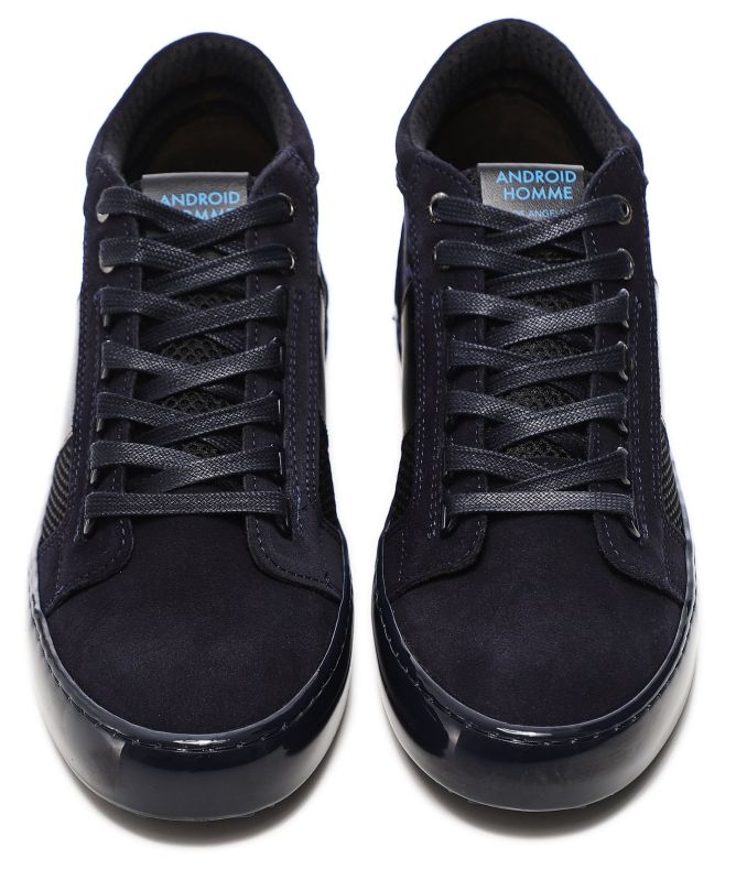 android homme mid top camouflage trainers