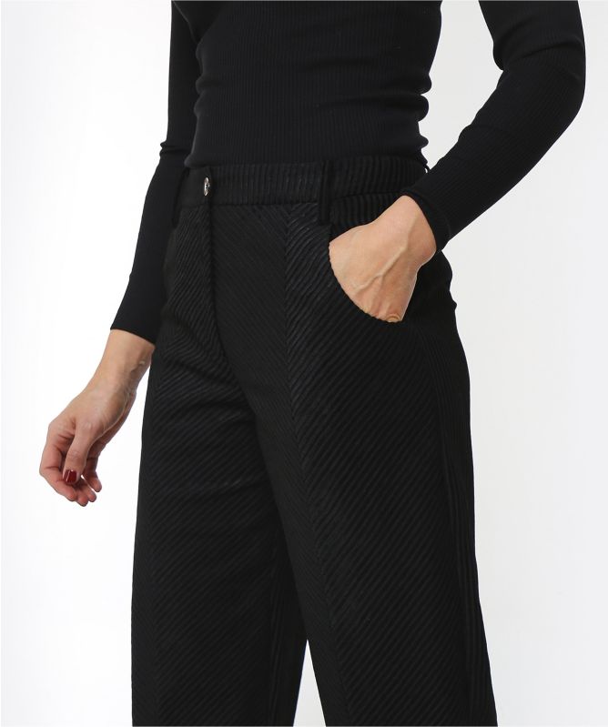 Annette Gortz Salto Ribbed Ankle Trousers