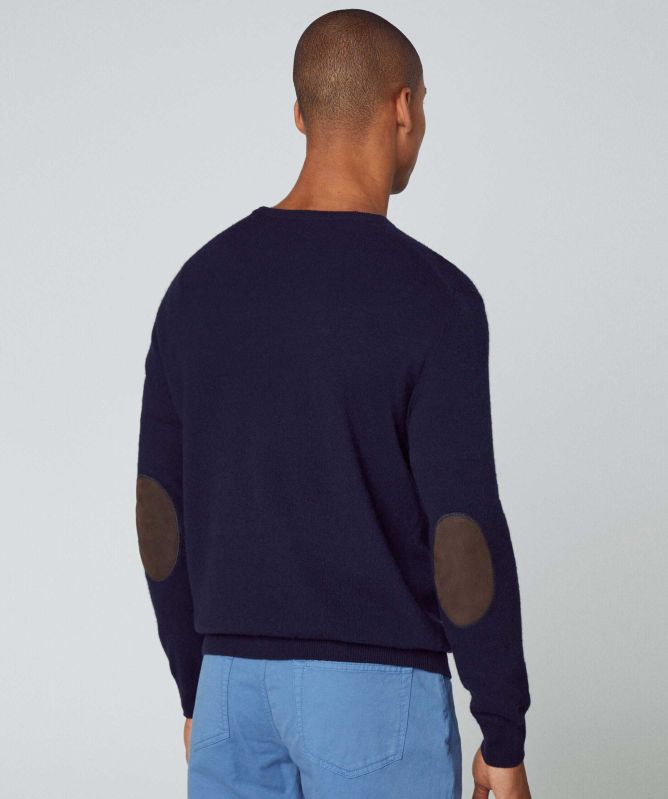 Hackett London GMD Maglia Uomo In Merino E Seta - Design Moderno - Vestibilità Comoda - 4