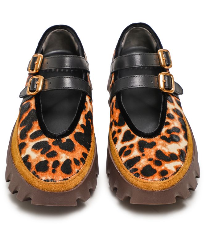 4CCCCEES Tura Ballet Leopard Shoes
