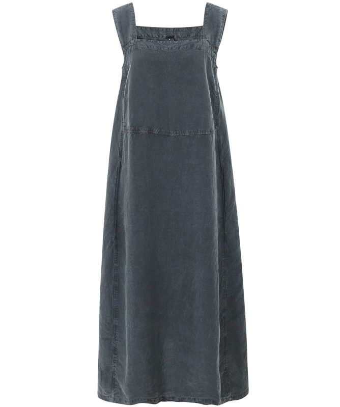 ISCHIKO Linen Blend Pinafore Dress