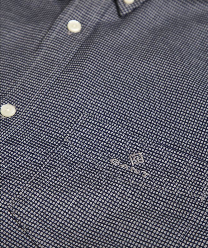 Regular Fit Dobby Cotton Shirt