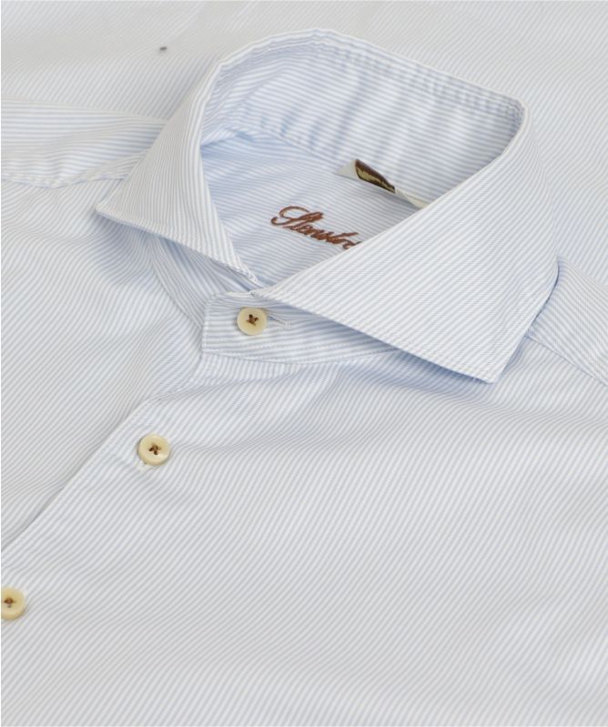 Stenstroms Fitted Body Striped Shirt