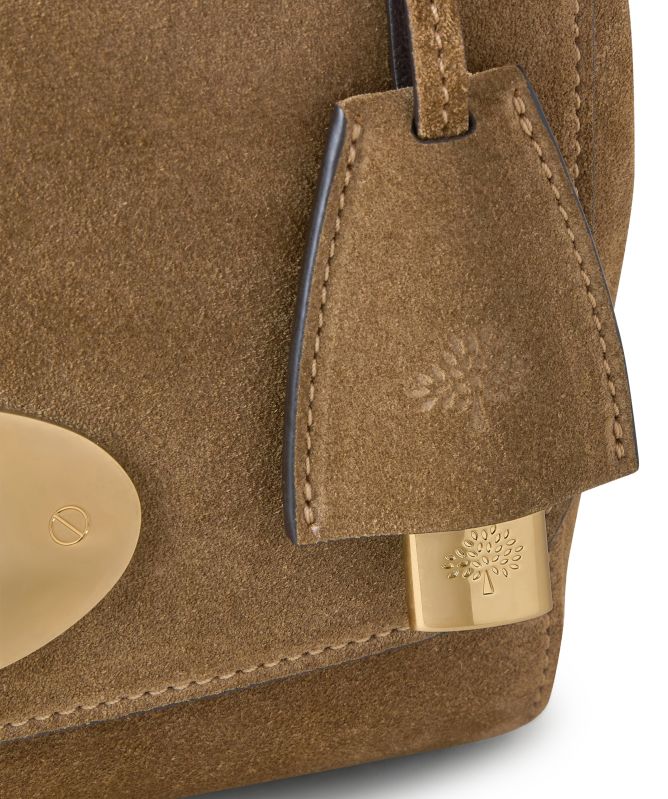 Mulberry Lily Suede Crossbody Bag