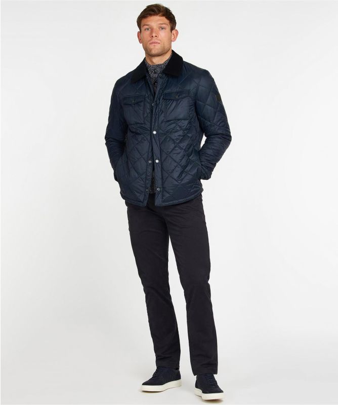 Barbour Shirt Quilt Jacket